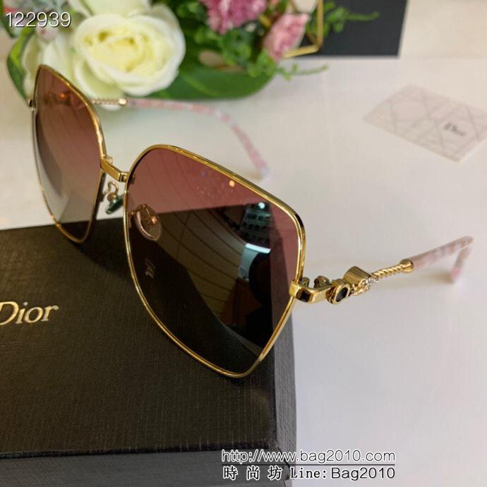 DIOR-迪奧 新款墨鏡 方形金屬太陽鏡 精緻優雅 鑲鑽設計  lly1299